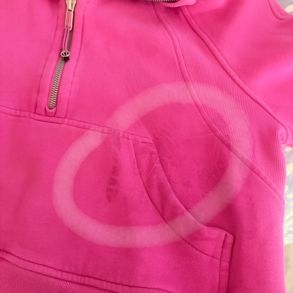 Lululemon Sonic Pink Half-Zip Hoodie - Picture 4 of 5